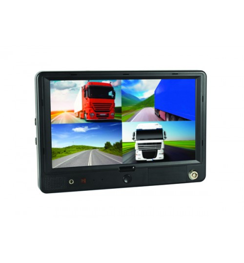 Quad Monitor with Video Recording DVR3